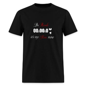 My turn - Men's T-Shirt - black - Front - Jose (178cm)