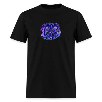 be kind tie dyed - Men's T-Shirt - black - Front - Jose (178cm)