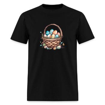 Easter basket #1 - Men's T-Shirt - black - Front - Jose (178cm)