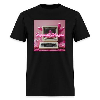 Retro Computer - Men's T-Shirt - black - Front - Jose (178cm)