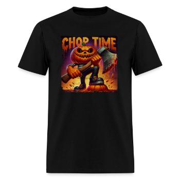 Chop Time - Men's T-Shirt - black - Front - Jose (178cm)