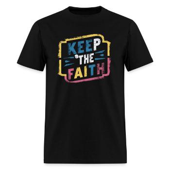 faith - Men's T-Shirt - black - Front - Jose (178cm)