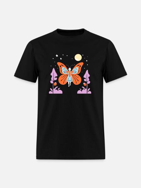 Pumpkin Fairy Moonlight - Men's T-Shirt - black
