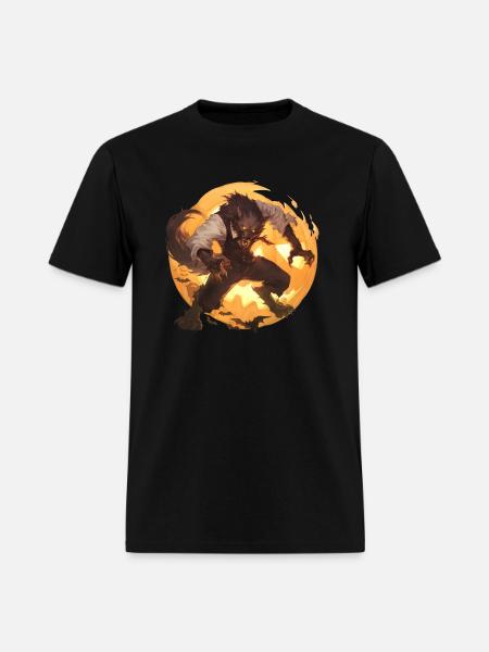 Werewolf Halloween - Men's T-Shirt - black