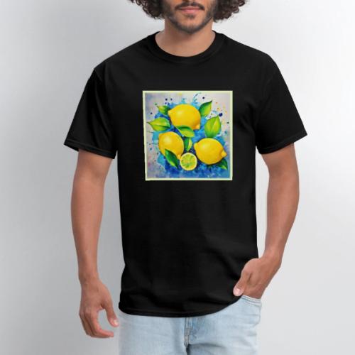 Lemons Splash of Color - Men's T-Shirt