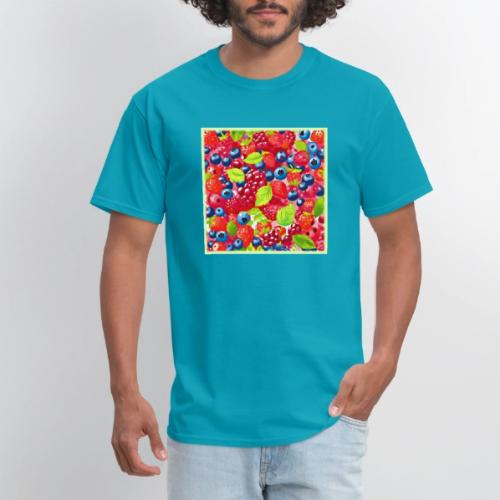 Colorful Berry Pattern - Men's T-Shirt
