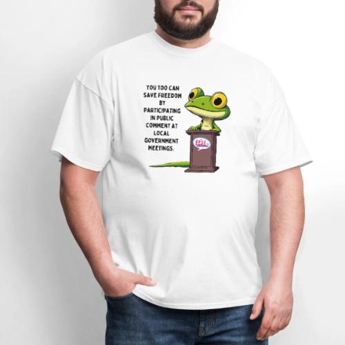 Public Comment Lizard Design - Men's T-Shirt
