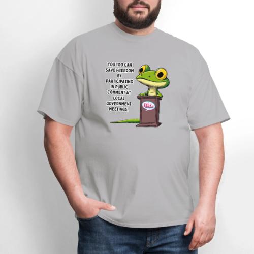 Public Comment Lizard Design - Men's T-Shirt