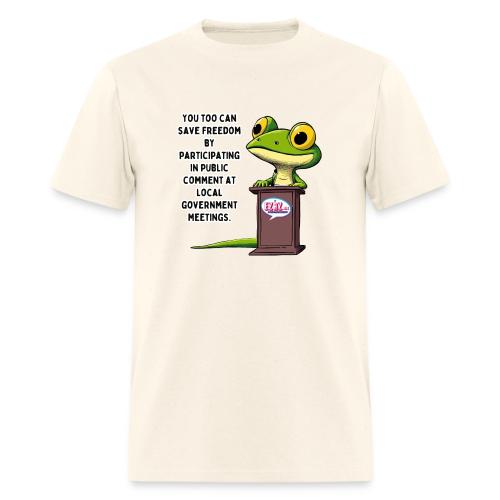 Public Comment Lizard Design - Men's T-Shirt