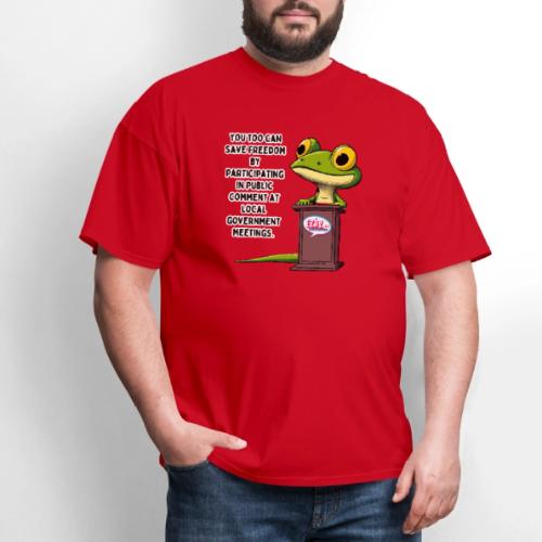 Public Comment Lizard Design - Men's T-Shirt