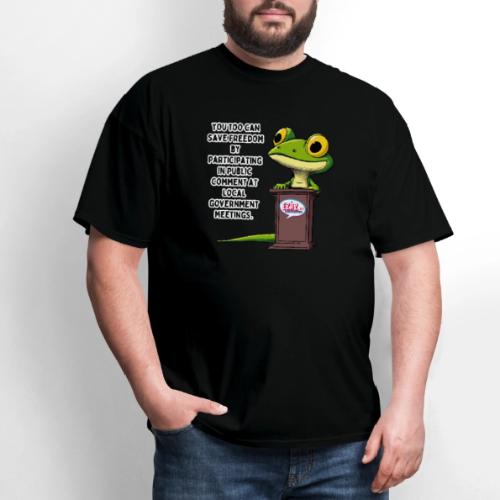 Public Comment Lizard Design - Men's T-Shirt