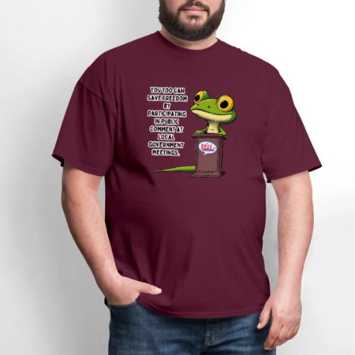 Public Comment Lizard Design - Men's T-Shirt