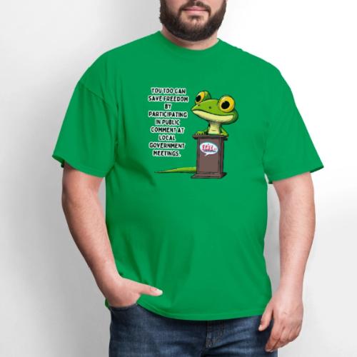 Public Comment Lizard Design - Men's T-Shirt