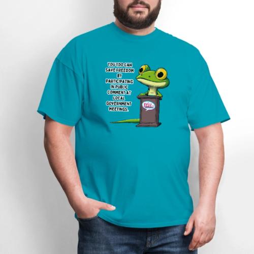 Public Comment Lizard Design - Men's T-Shirt