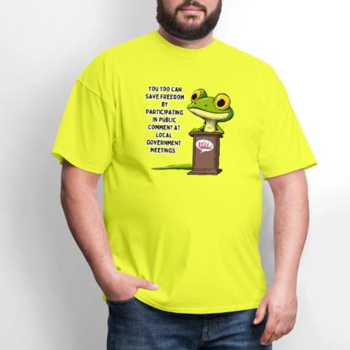 Public Comment Lizard Design - Men's T-Shirt