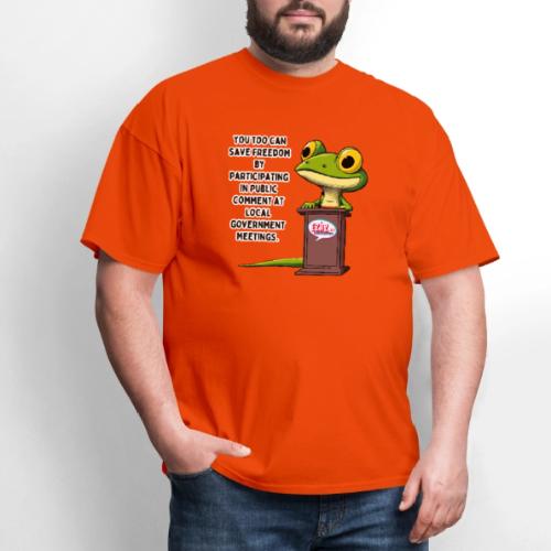 Public Comment Lizard Design - Men's T-Shirt