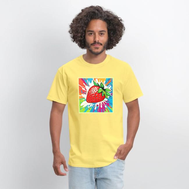 Vibrant Strawberry Artwork