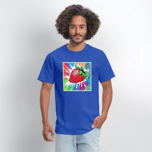 Vibrant Strawberry Artwork