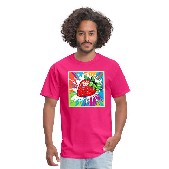 Vibrant Strawberry Artwork