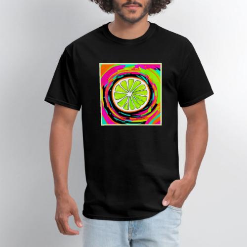 Lime Slice Pop Art - Men's T-Shirt
