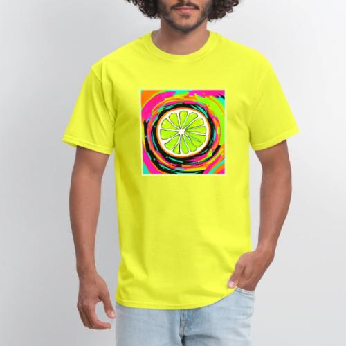 Lime Slice Pop Art - Men's T-Shirt