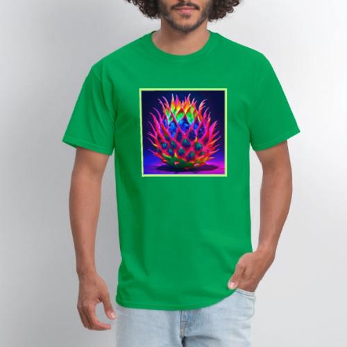 Electric Neon Dragon Fruit - Men's T-Shirt
