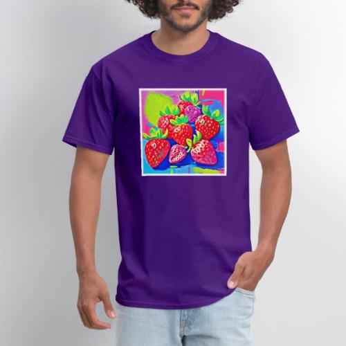 Pop Art Strawberries - Men's T-Shirt