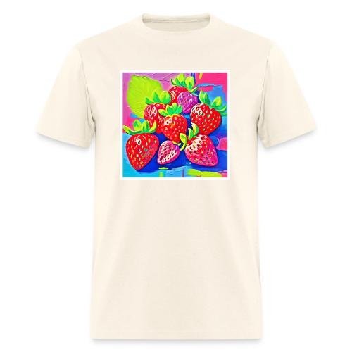 Pop Art Strawberries - Men's T-Shirt