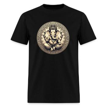 Lord Ganesha - Men's T-Shirt - black - Front - Jose (178cm)