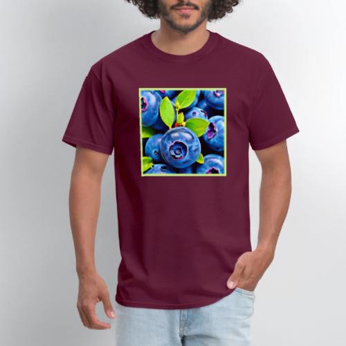 Fresh Blueberries Close-Up - Men's T-Shirt
