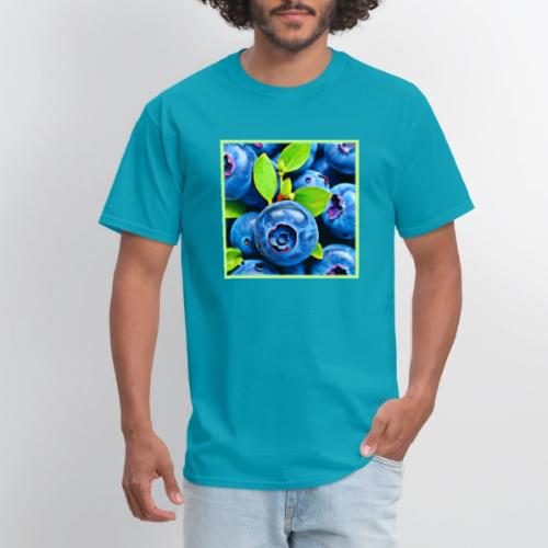 Fresh Blueberries Close-Up - Men's T-Shirt