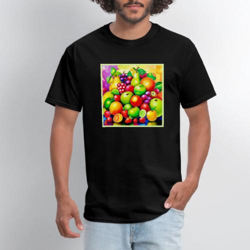 Vibrant Fruit Medley Art - Men's T-Shirt