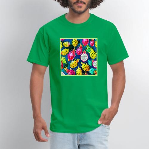 Dragon Fruit Pattern Art - Men's T-Shirt