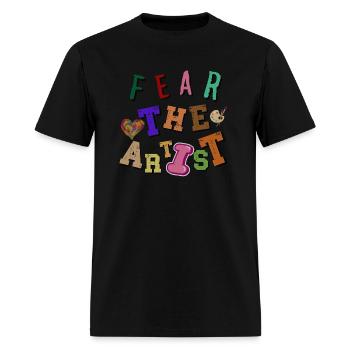 Fear the artist - Men's T-Shirt - black - Front - Jose (178cm)