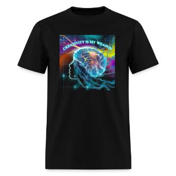 Creativity - Men's T-Shirt - black - Front - Jose (178cm)