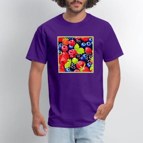 Colorful Berry Medley Design - Men's T-Shirt