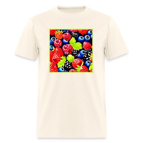Colorful Berry Medley Design - Men's T-Shirt
