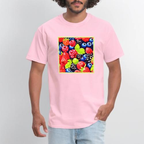 Colorful Berry Medley Design - Men's T-Shirt