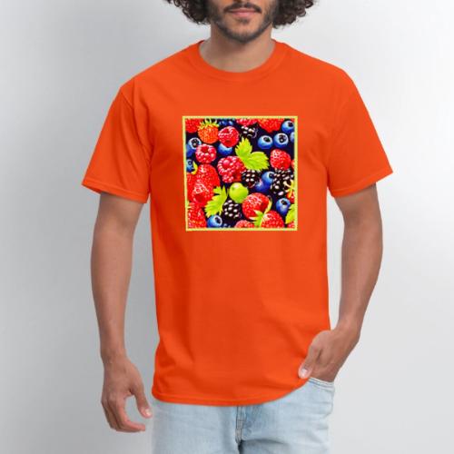 Colorful Berry Medley Design - Men's T-Shirt