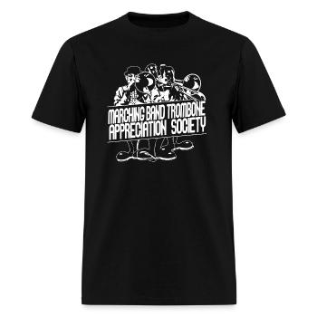 Trombone Trombonist Brass Instrument - Men's T-Shirt - black - Front - Jose (178cm)