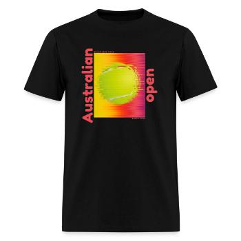 Australian Open 2023 - Men's T-Shirt - black - Front - Jose (178cm)