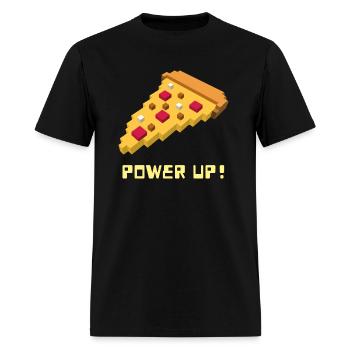 Power Up - Men's T-Shirt - black - Front - Jose (178cm)