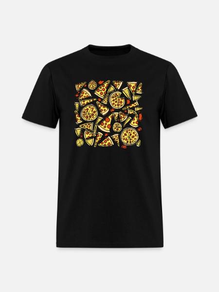Pizza Slices - Men's T-Shirt - black