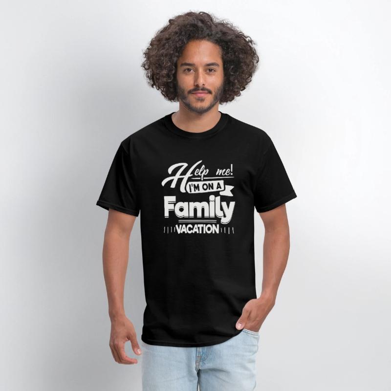 I m On A Family Vacation Funny Family Travel Trip' Men's T-Shirt