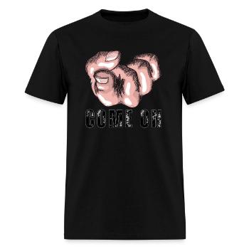 come on - Men's T-Shirt - black - Front - Jose (178cm)