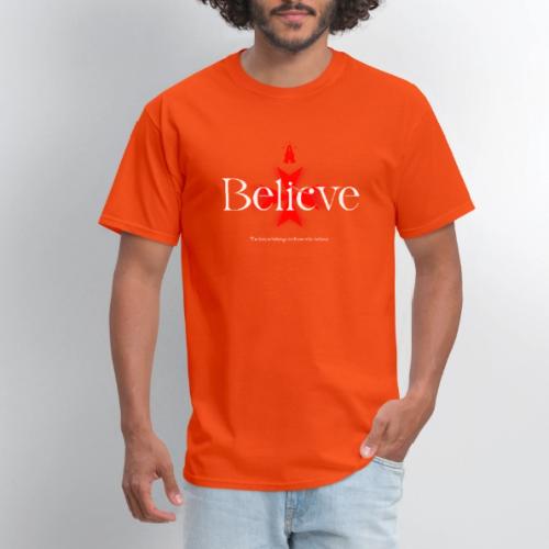 The Future Belongs to Those Who Believe - Men's T-Shirt