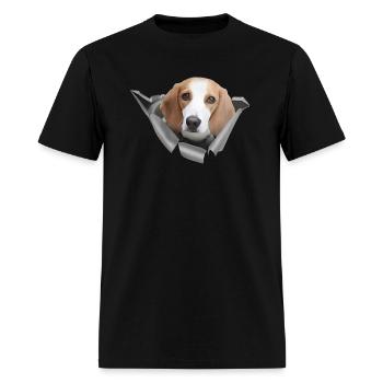 American Foxhound - Men's T-Shirt - black - Front - Jose (178cm)
