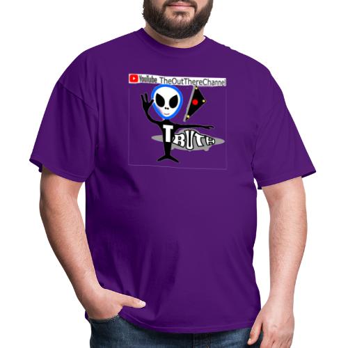 NewOTLogo BigTRANS with Mr Grey Logo Back - Men's T-Shirt