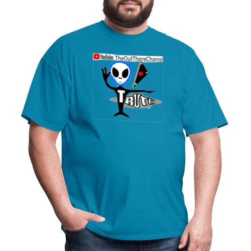 NewOTLogo BigTRANS with Mr Grey Logo Back - Men's T-Shirt