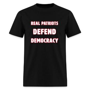 DEMOCRACY 2 - Men's T-Shirt - black - Front - Jose (178cm)